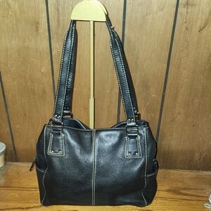 Leather Fossil Shoulder Bag